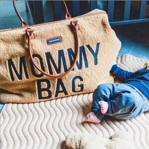 MOMMY BAG by CHILDHOME. Teddy Fabric. BNIB.